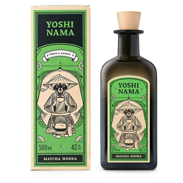 Yoshi Nama Matcha Vodka - Trekantens Is