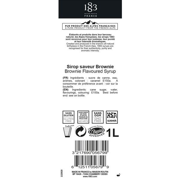 1883 Brownie sirup - Trekantens Is
